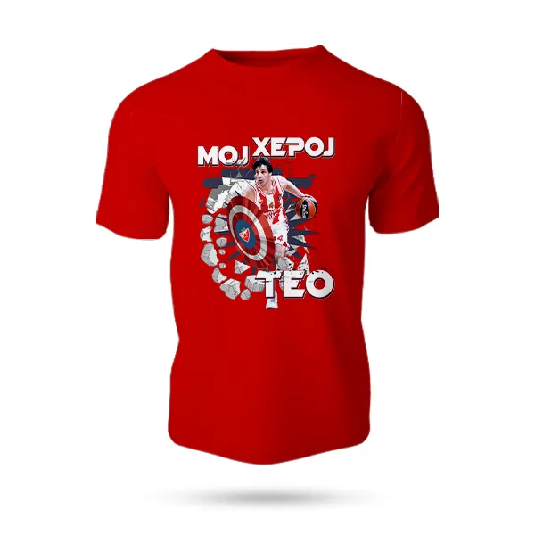 MAJICA HEROJ TEO CRVENA - 10