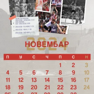 Zidni kalendar kkcz 2024