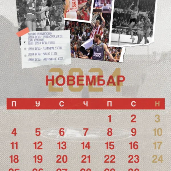Zidni kalendar kkcz 2024