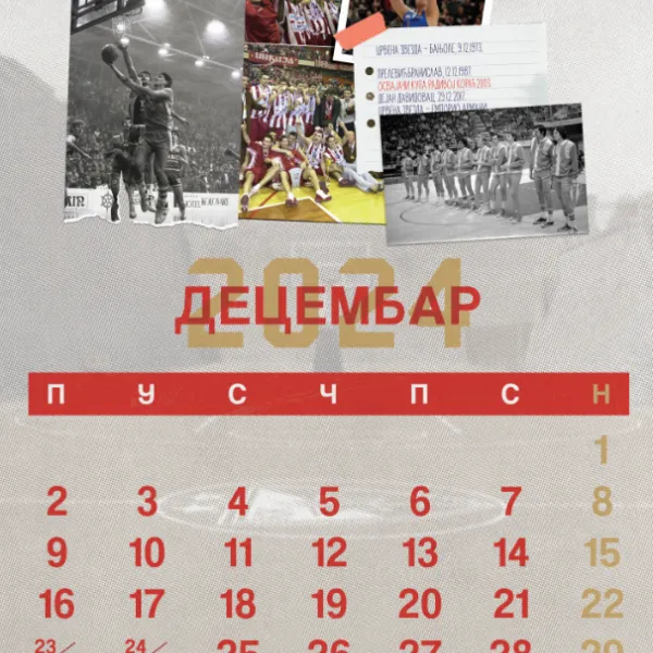 Zidni kalendar kkcz 2024