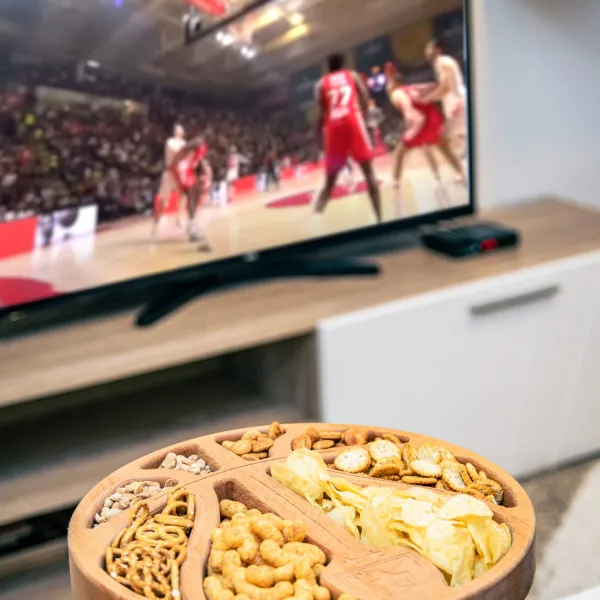 KK Crvena Zvezda  Činija za grickalice košarkaška lopta