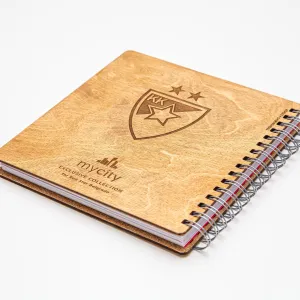 KK Crvena Zvezda -  Notes drvo 101 Ponos grada 21x20cm