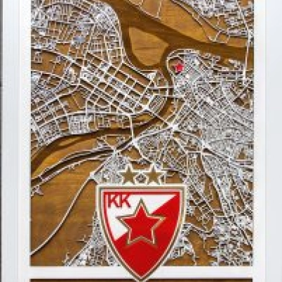 3D mapa PONOS GRADA - S 24x37cm