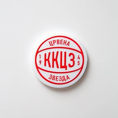 KK Crvena Zvezda  Magnetić plexi 103 (neon tamni/ponos/lopta)